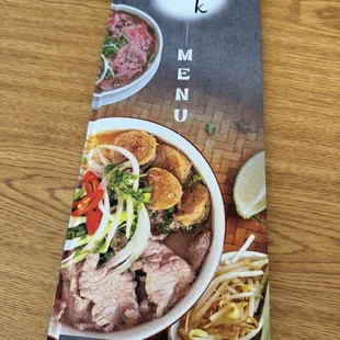 Menu (10/2024)