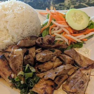 Grilled Chicken Rice Plate