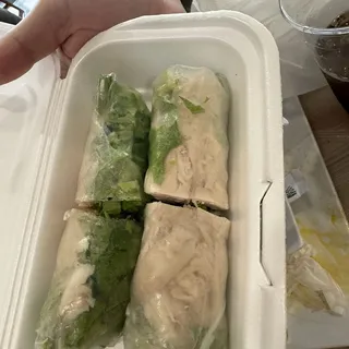 A4. Steamed Chicken Spring Rolls