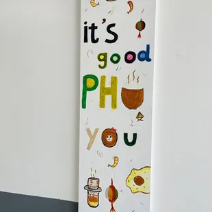 Handmade sign