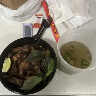 Grilled Chicken Pho