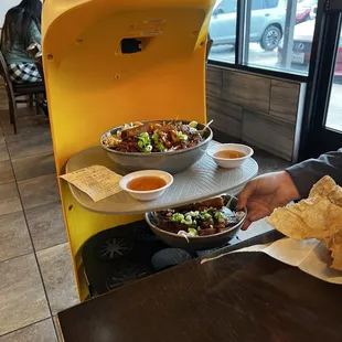 interior, tacos