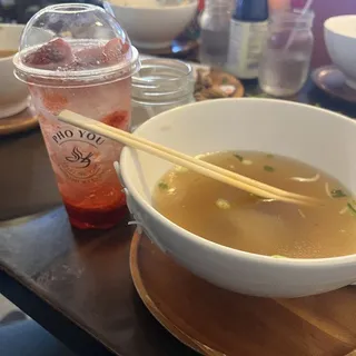 20. Rice Noodle and Beef Broth Only