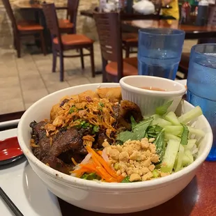 B1. Rie Vermicelli with Grilled Pork Bun Thit Nuong