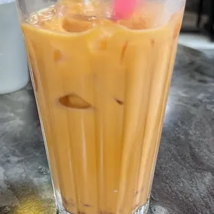 Thai Tea with boba