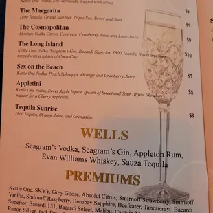 Mixed drinks, May 2024