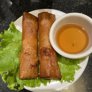 #1  Fried egg rolls