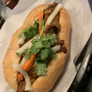 Beef Banh Mi Bo Nuong Grilled Lemon Grass