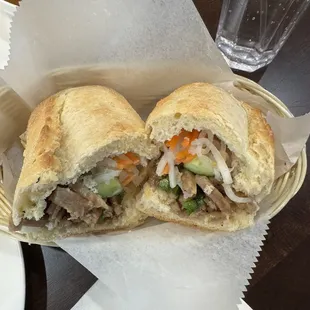Grilled Lemongrass Boneless Ribs Banh Mi Sandwich