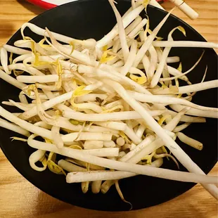 Extra bean sprouts.....