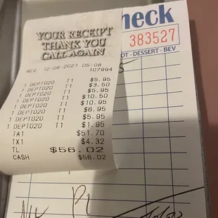 Not a bad price for what we ordered