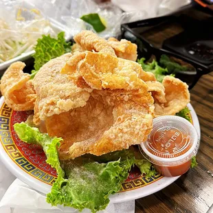 fried chicken skin