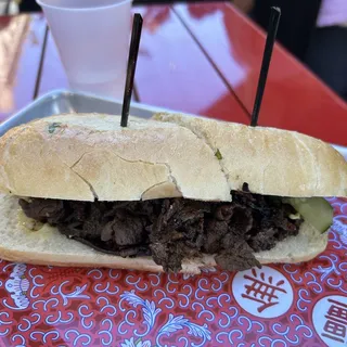 Lemongrass Beef Banh Mi