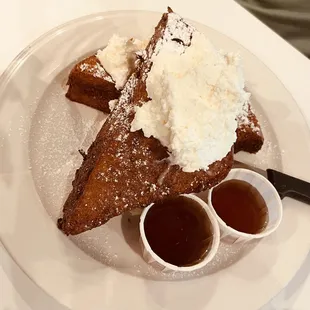 Fried -French Toast-with Amazing whip cream!!
