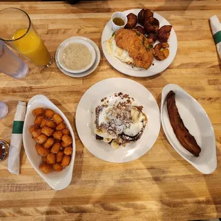 -Banana Foster French Toast-