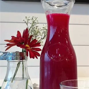Delicious beet orange mimosas!