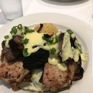 Phoebe&apos;s Benedict with Brisket added