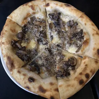 Truffle Oil and Mushroom Pizza