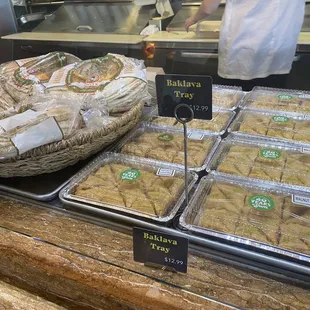 a variety of pastries