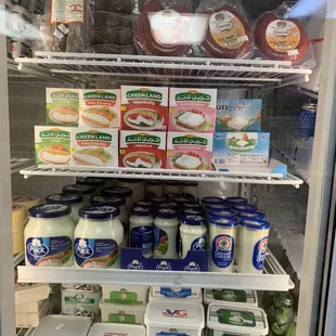 a refrigerator full of food