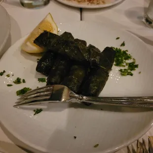Grape leaves