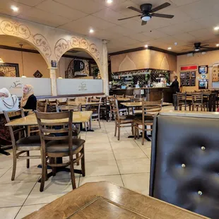 Dining area towards the bar