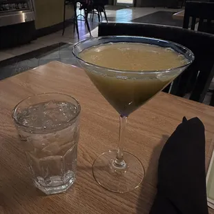 Mango peach martini