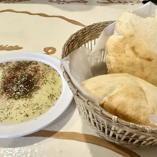 Bread and olive oil