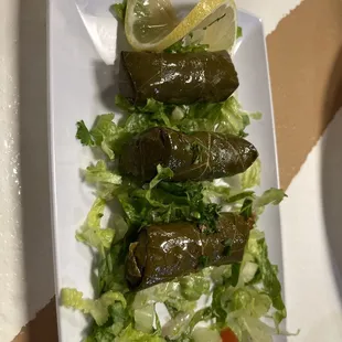 Grape leaves