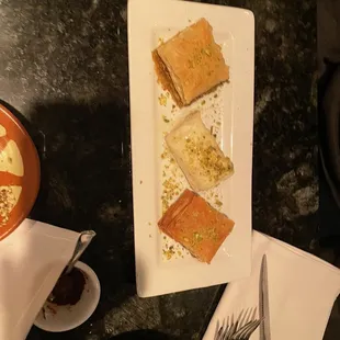 Baklava and clotted cream