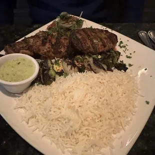 a plate of food