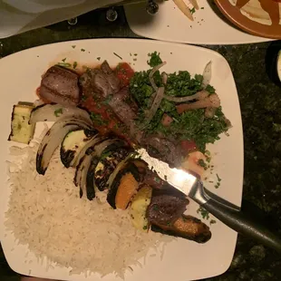 Lamb kebab