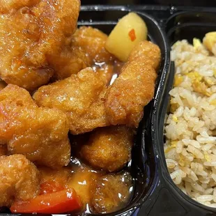 Sweet chili chicken breast.