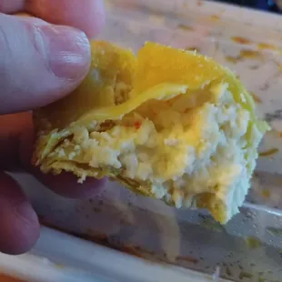 Crab rangoon filling.