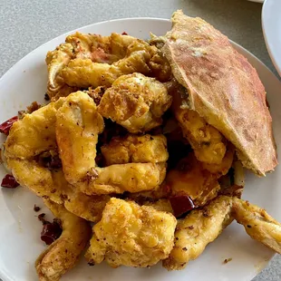 Hong Kong Style Fried Crab (2 lb at market price - $50) - Phoenix City Seafood Restaurant