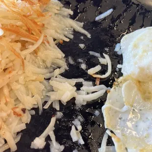 Oily hash browns