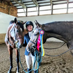 Breeding is what our barn is known for. Our family winning in the breeding classes.