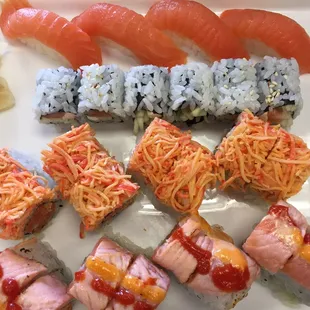 sashimi, sushi and sashimi, food, sushi