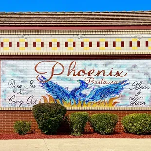 the front of the restaurant