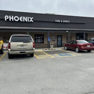 the front of the store