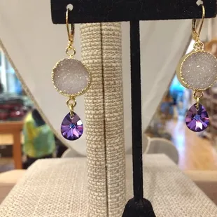 Beautiful earrings by Pebbles &amp; Gold