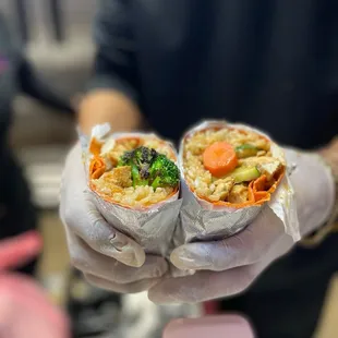 Chicken Hibachi Burrito