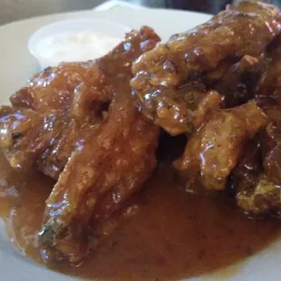 Sticky wings- sweet and sour