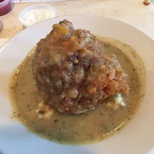 Chicken Ball. If you don't order this you're sure to endure a mediocre meal. This is delicious! Like thanksgiving meatball!