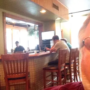 Only part of the place not full at the moment