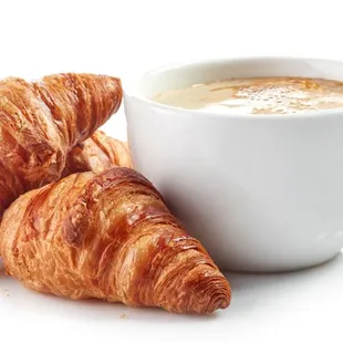 Fresh pastries and a coffee