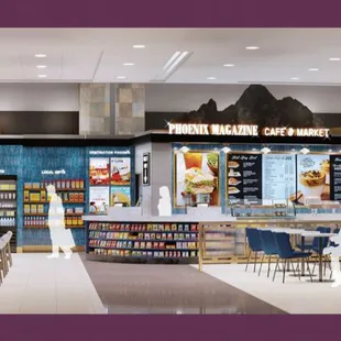 the interior of the restaurant