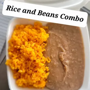 Don't want to get only rice or only beans? Make it a combo!