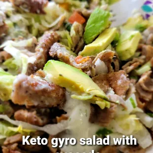 Keto Gyro Salad