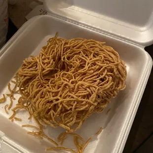 Their idea of pan fried noodles